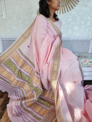 Handwoven Cotton Saree
