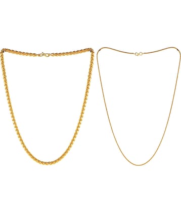 JIPPA Gold Plated Chain ( Set of 2 )