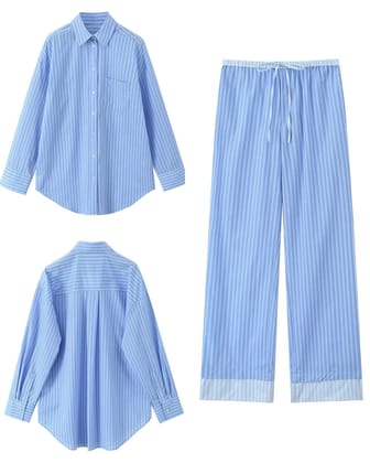 Priscilla striped coord set-XS