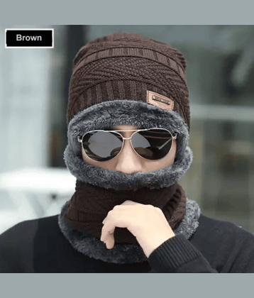 Infispace Brown Cotton Men's Cap ( Pack of 1 )