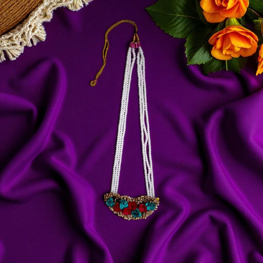 Artificial Flower Jwellery ( 1 set )