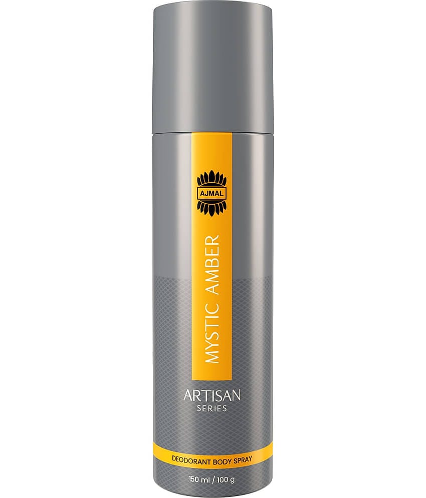 Ajmal Artisan Mystic Amber Deodorant Perfume 150ML Long Lasting Gift For Men And Women Pack of 1