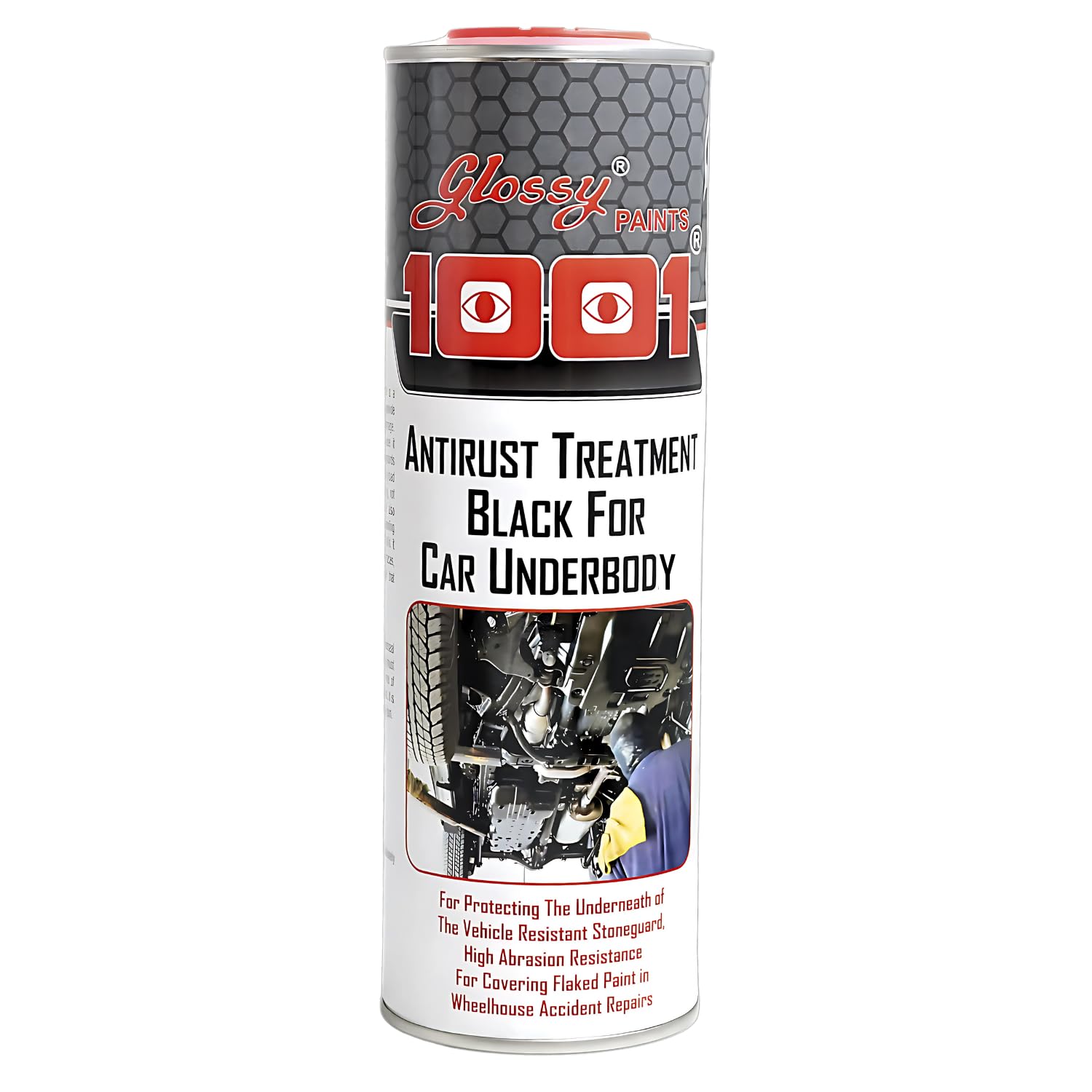 1001 Antirust Treatment Black Pure | Premium Car Underbody Coating | Advanced Rust Protection & Noise Reduction 1kg (Black)