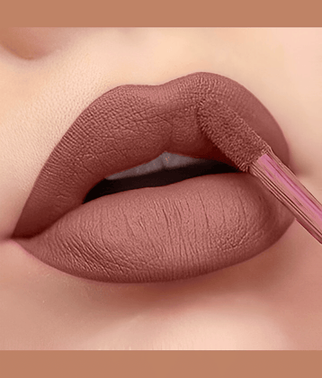 BELLABLOOM Brown Matte Long Lasting Liquid Lipstick ( Pack of 1 )
