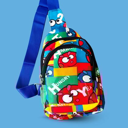 The Cartoon Print Crossbody Bag for Kids