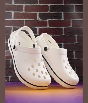 OFF LIMITS - White Men's Clogs