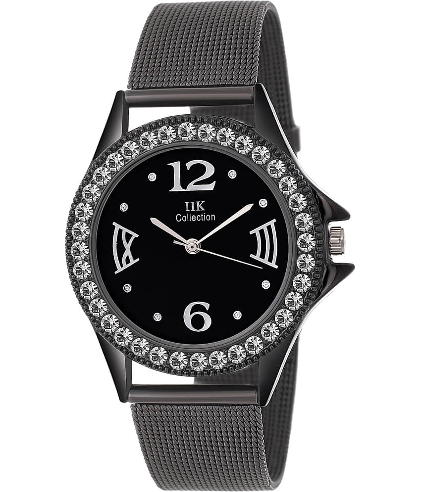 IIK COLLECTION Metal Round Womens Watch