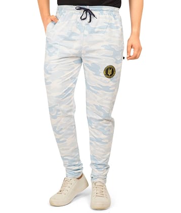 Neo Garments Light Blue Cotton Men's Joggers ( Pack of 1 )