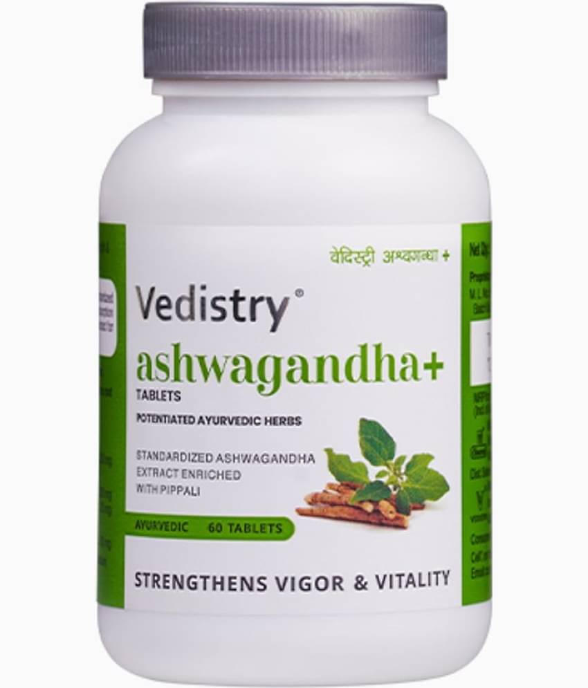 Vedistry Ashwagandha+ Boost Vigour And Vitality While Relieving Stress With Ashwagandha +