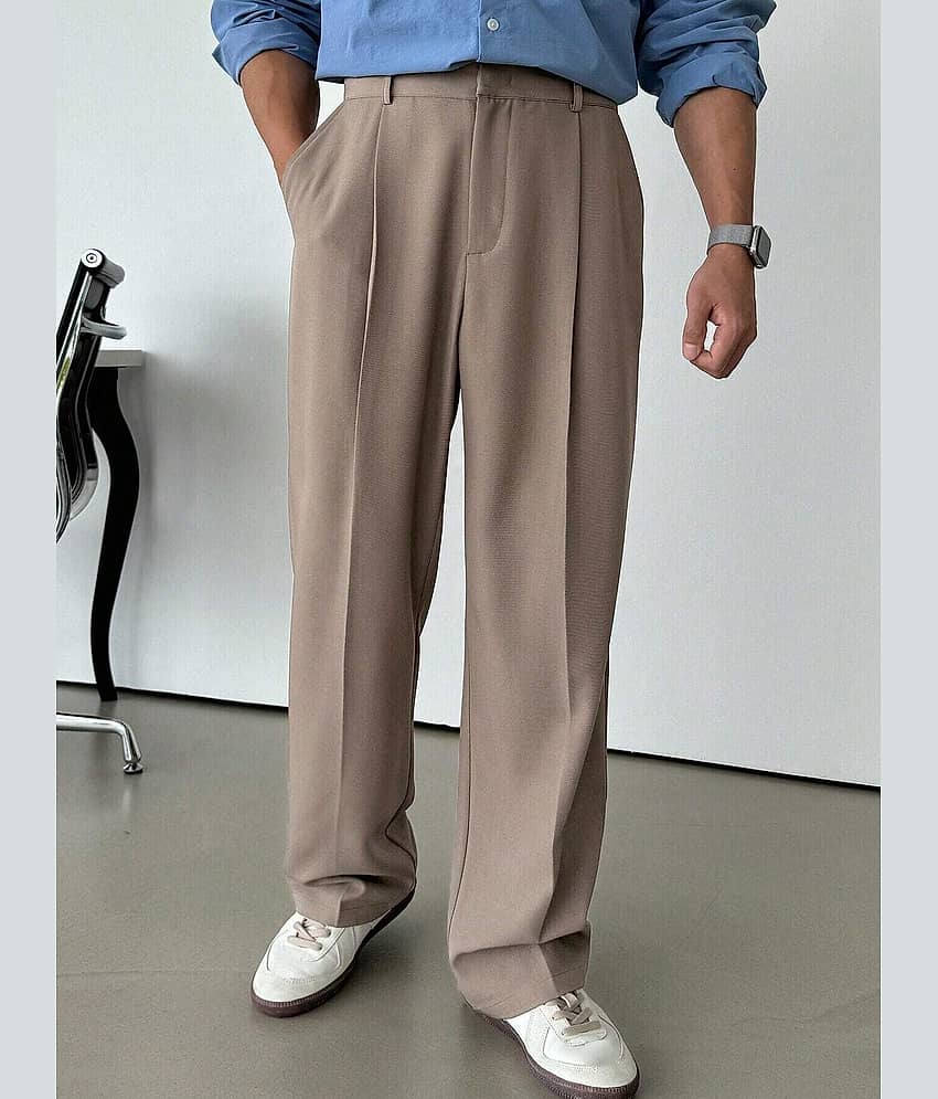kotty Relax Men's Trouser - Beige ( Pack of 1 )