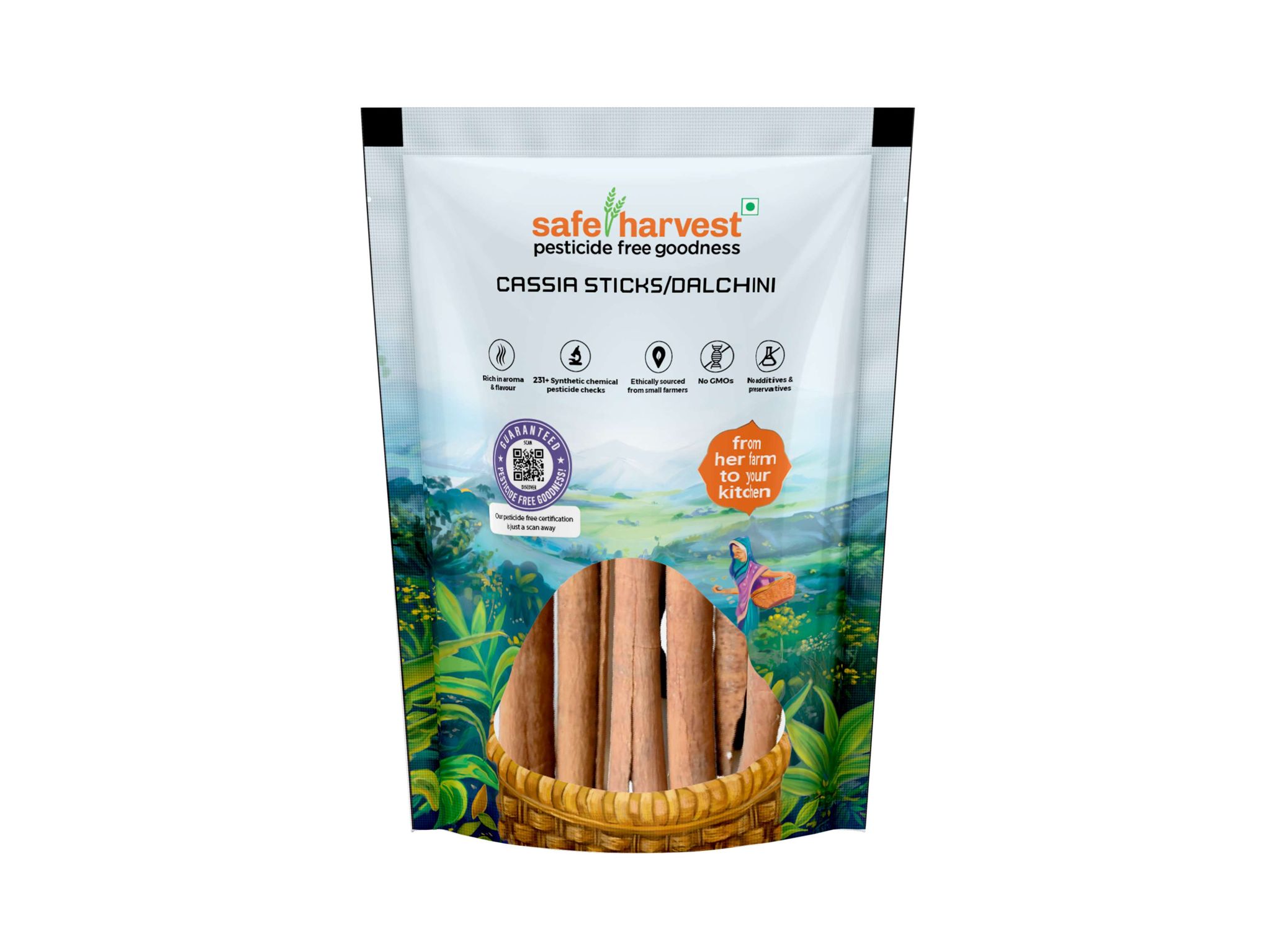 Safe Harvest Pesticide Free Cassia 50g