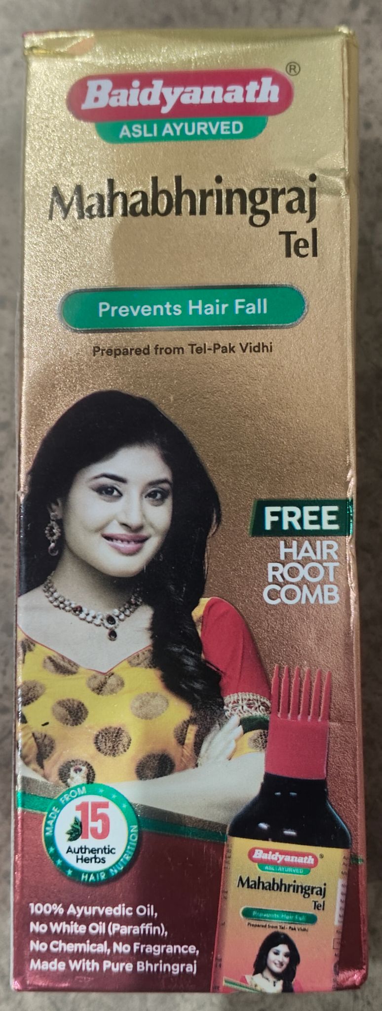 Baidyanath mahabhringraj tel prevents hair fall 