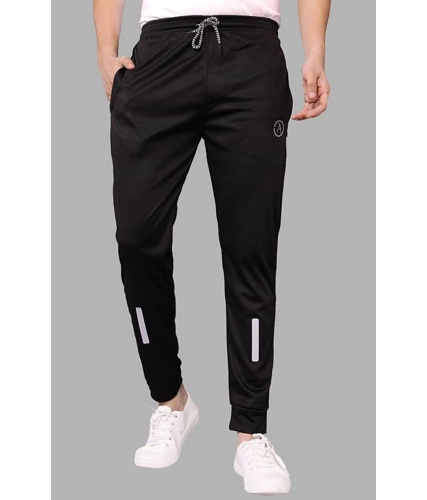Anand Black Lycra Men's Joggers ( Pack of 1 )