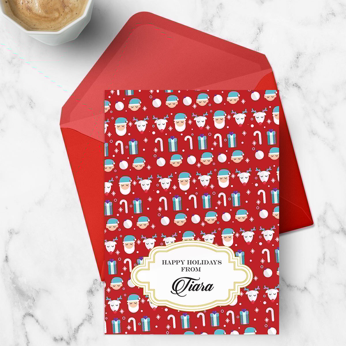 Christmas Candy Craze Greeting Card