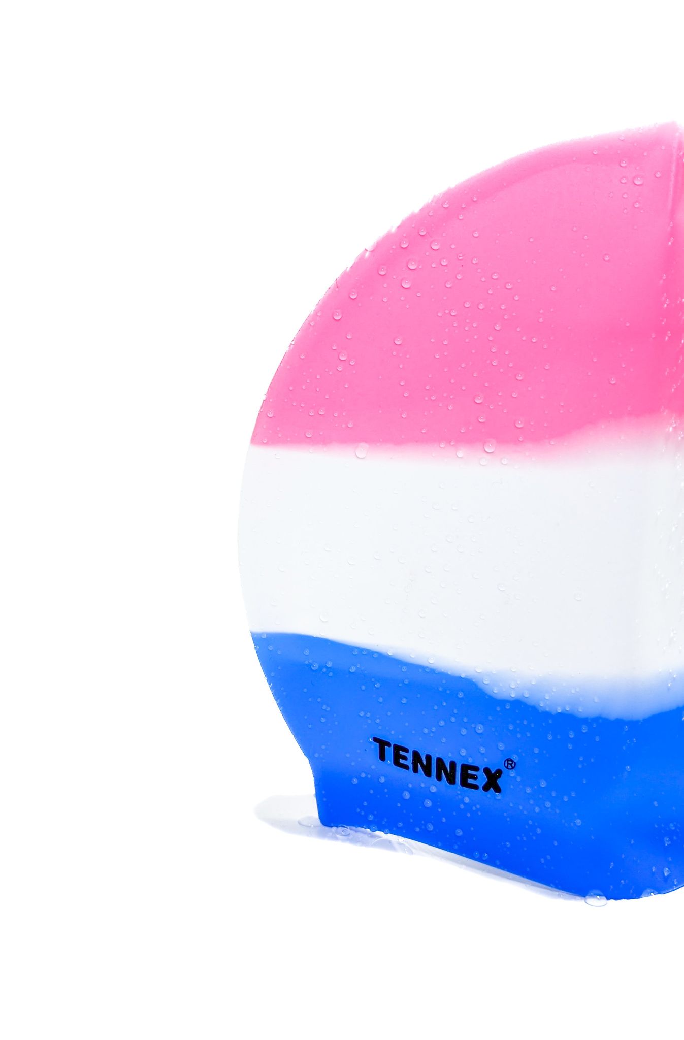 Swimming Cap T-222-Pink White Blue