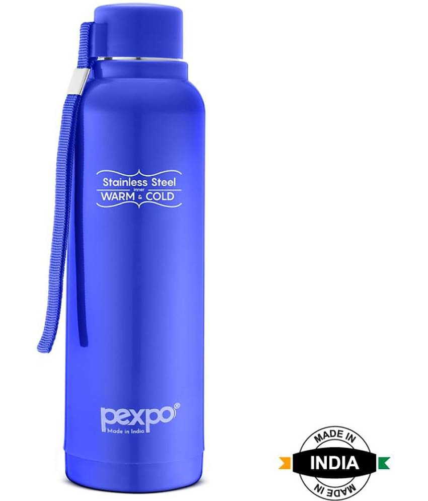 Pexpo - STEREO 900 PUF INSULATED STAINLESS STEEL BOTTLE Red Water Bottle 700 ml mL ( Set of 2 )