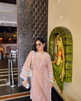 Pink Charm Kurta-XS / Pink