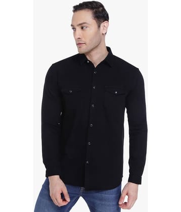Kuons Avenue - Black Denim Slim Fit Men's Casual Shirt ( Pack of 1 )