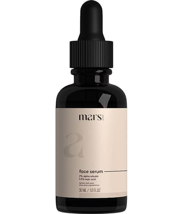 Mars by GHC 2% Alpha Arbutin Serum for Dark Spots & Pigmentation |Kojic Acid, Hyaluronic Acid (30 ml)