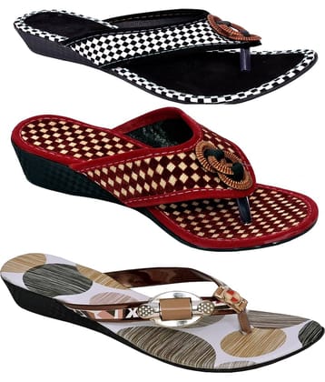 PM Traders Multi Color Women's Flats