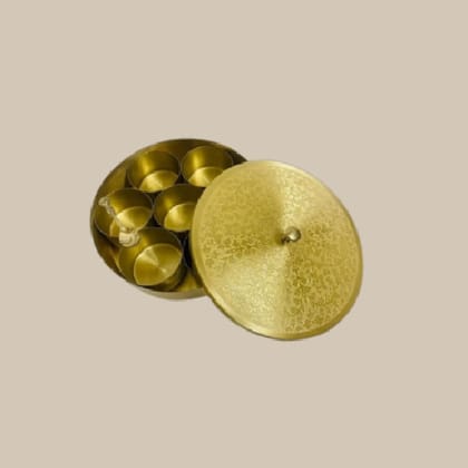 Brass Masala Box CBMBB7