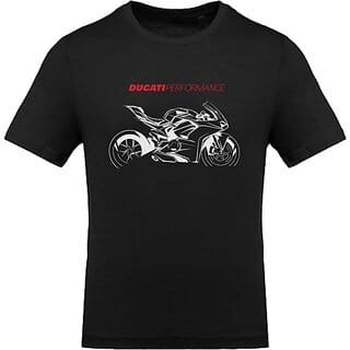 Fastbend Mens Black Printed Cotton Blend Round Neck T-Shirt