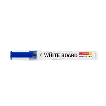 Camlin White Board Bold Marker Pen- Blue (Pack of 10)