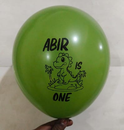 50pcs Custom Name Printed Balloons | Multicolor Personalized Balloons for Birthday Parties, Wedding Anniversary, Baby Shower & Event Decoration – Buy Online India