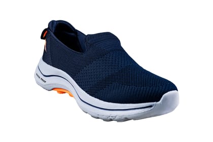 Abros Gents Navy / F. Orange Sports Shoe-Navy/F.Orange / 8
