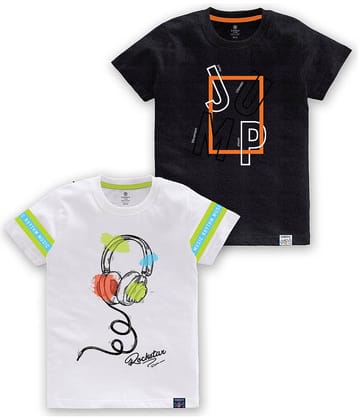 CODEZ Pack of 2 Boys Cotton Blend Polo T-Shirt ( Multi Color )