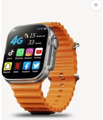 WOF AMOLED BT Calling Smart Watch with Strap Upto 1-2 days Backup ( Orange )