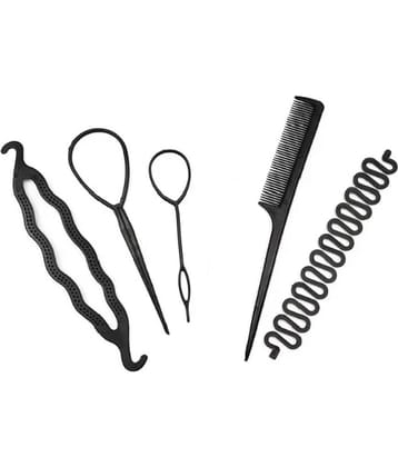 BELLO TOKO - Black Women's Hair Accessory Set ( Pack of 5 )