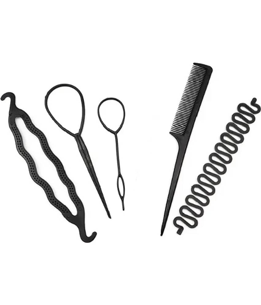 BELLO TOKO - Black Women's Hair Accessory Set ( Pack of 5 )