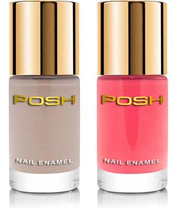Posh Nail Polish Multi Glossy Pack of 2 9 mL