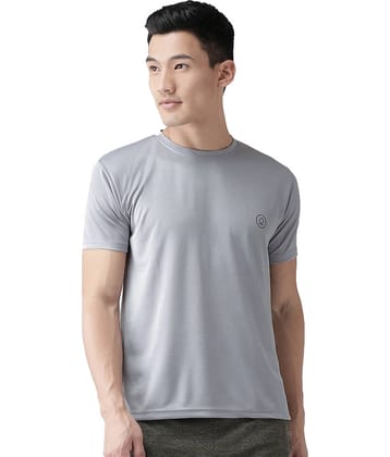 Chkokko - Polyester Regular Fit Silver Men's Sports Polo T-Shirt ( Pack of 1 )