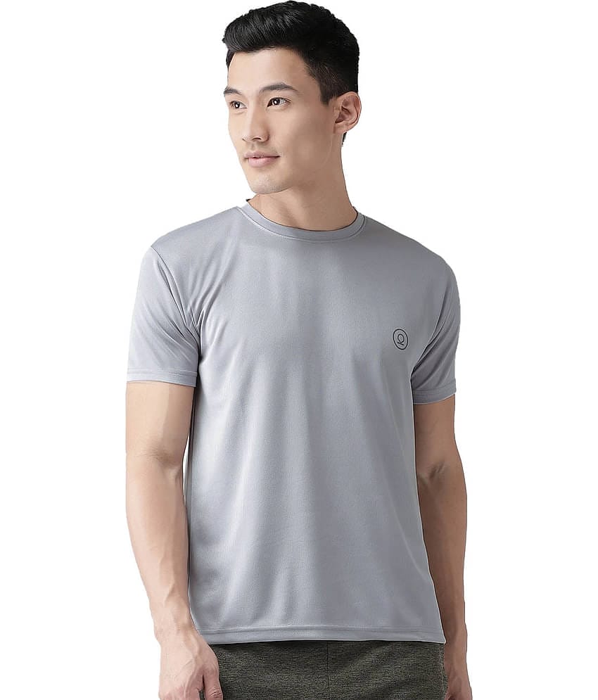 Chkokko - Polyester Regular Fit Silver Men's Sports Polo T-Shirt ( Pack of 1 )