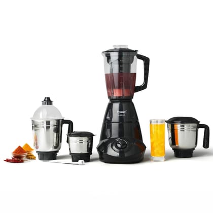 Prestige Iris 750 Watt Mixer Grinder with 4 Jars (3 Stainless Steel + 1 Juicer) | Super Efficient SS Blades | Black | 2Y Warranty | ISI Certified Prestige Iris 750 Watt Mixer Grinder with 4 Jars (3 Stainless Steel + 1 Juicer) | Super Efficient SS Blades Prestige Iris 750 Watt Mixer Grinder with 4 Jars (3 Stainless Steel + 1 Juicer) | Super Efficient SS Blades | Black | 2Y Warranty | ISI Certified Prestige Iris 750 Watt Mixer Grinder with 4 Jars (3 Stainless Steel + 1 Juicer) | Super Efficient SS Blades