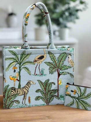 Dmitri Savanna Grey Shoulder Bag-11 x 6 x 12 in / Grey / Grey