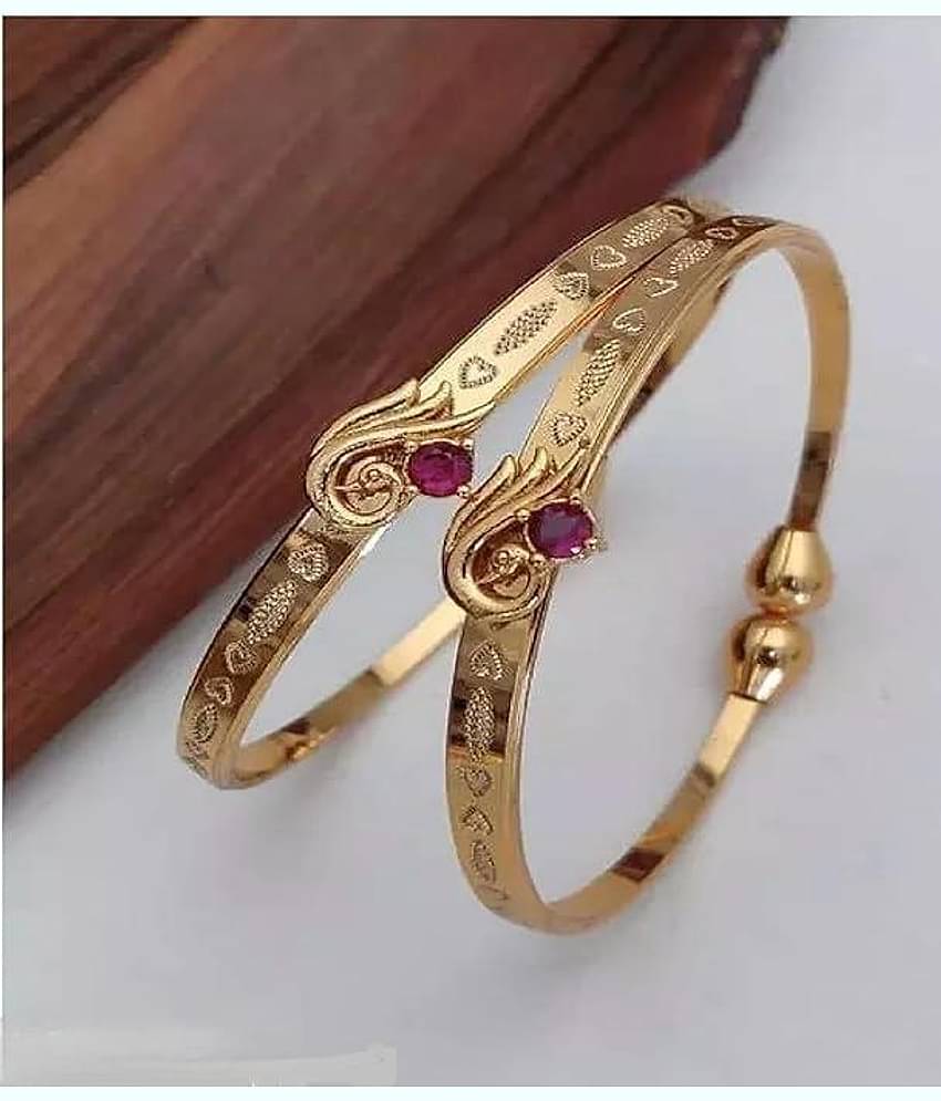Shivay Fashion Gold Bangle ( Pack of 1 )