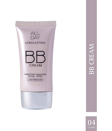 Glam 21 BB Cream Longlasting Oil Free Sun Protection Formula Non Greasy Creamy Texture 40g Shade-B01