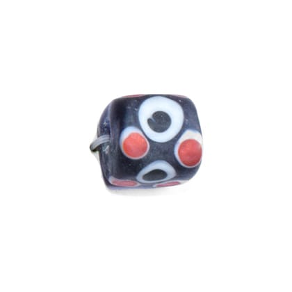 Beadwaala Handmade Fancy Lampwork Glass For Jewelry Making. (Square) SFL-142-Per Packet 25 Pcs / 15X15 MM