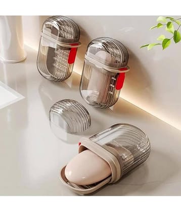 GMPex Clear Soap Case For Travel Portable Plastic Waterproof