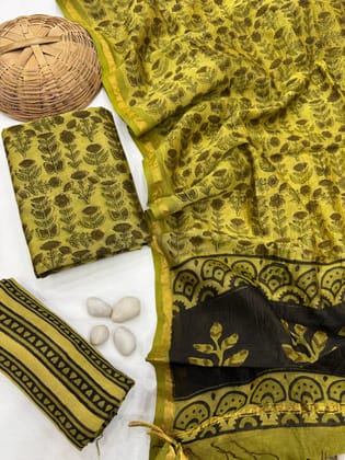 Chanderi Silk Suit Set
