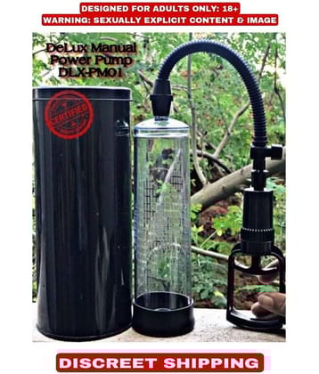 PENIS ENLARGEMENT PUMP - DELUX MANUAL POWER PUMP PENIS ENLARGEMENT DOUBLE SIZE BY SEX TANTRA