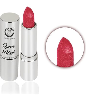 Colors Queen Queen Blast Shimmer Glitter Lipstick 4, Radish Red (Shade - 11)