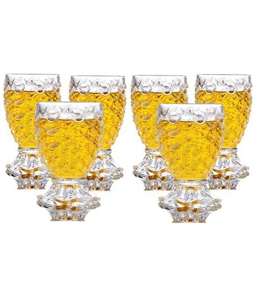 Afast Glass Glasses, Clear, Pack Of 6, 30 ml
