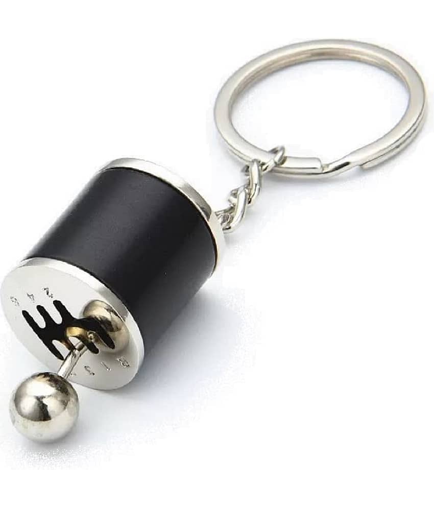 RAMDEV ENTERPRISE Multicolor 6Speed Creative Auto Part Model Gear Box Keychain.