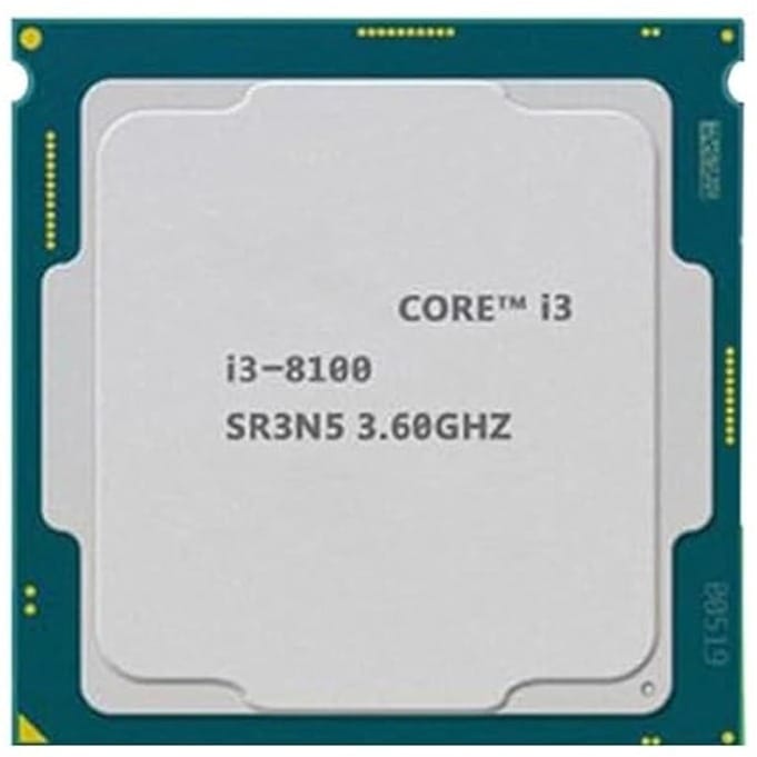 Intel Core i3 8100/8300/8350 8th Generation, 3.1/3.2/3.6/3.7/4.0 GHz, LGA1151 Socket, 4 Cores, 4 Threads, 6/8 MB Cache, LGA 1151 Desktop Processor, 1 Year Warranty (Silver)