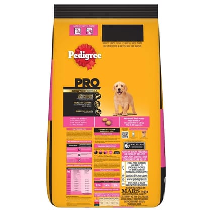 Pedigree PRO Puppy (3 to 18 Months) Large Breed Dry Dog Food 10kg