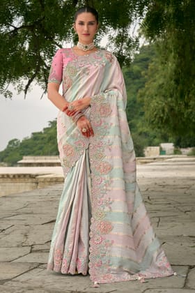 Multicolor Woven Banarasi Saree